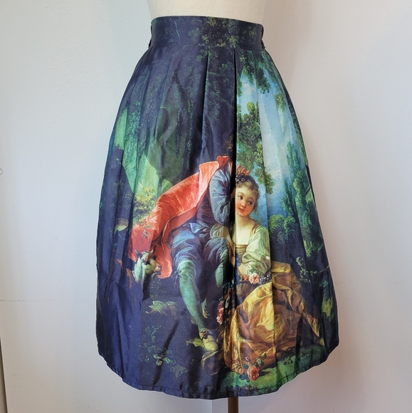 The Four Seasons: Spring, 1755 by Boucher statement skirt - Picture 10 of 14